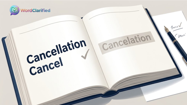 Cancellation vs Cancelation