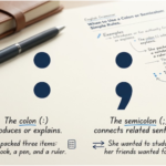when to use a colon or semicolon
